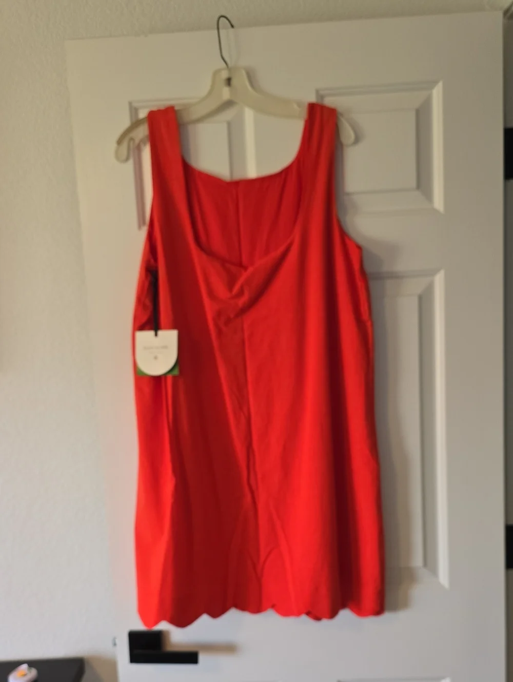 Kate Spade Red Dress Sz Lg Nwt